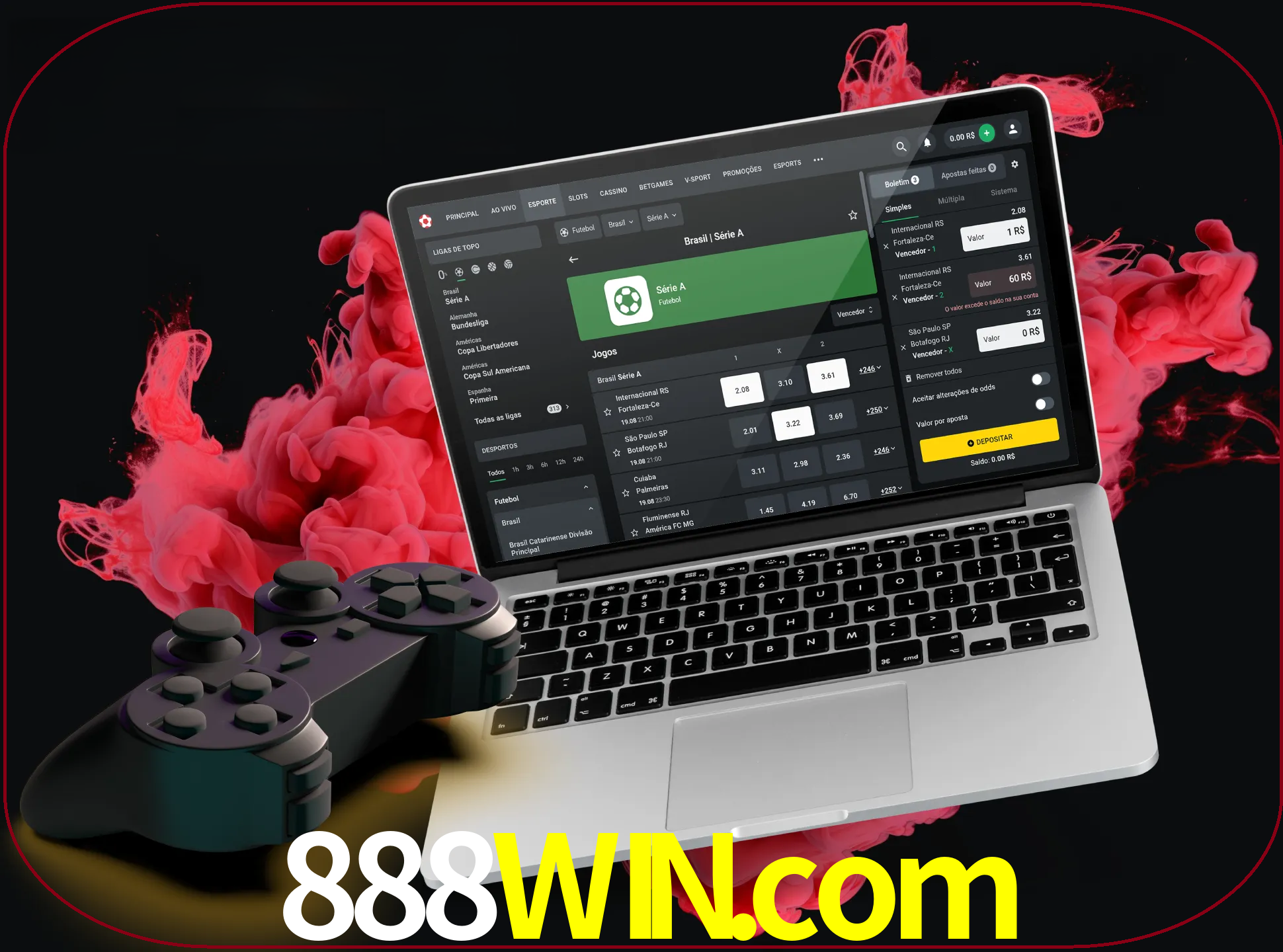 Visite a secção especial de jogos de vídeo em 888win para descobrir em que jogos pode apostar e ganhar muito dinheiro.