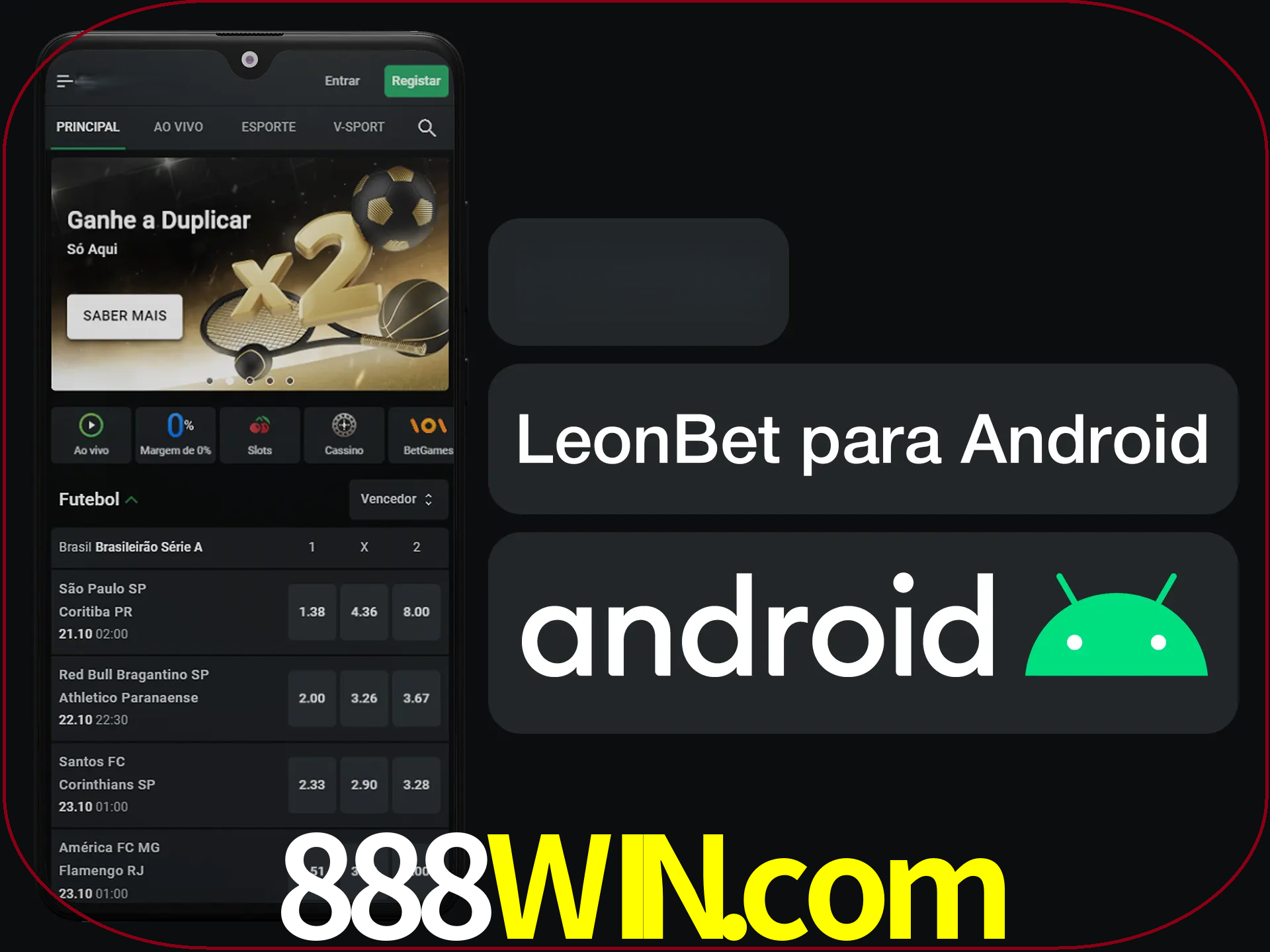 Adquira sua versão poket de LeonBet.